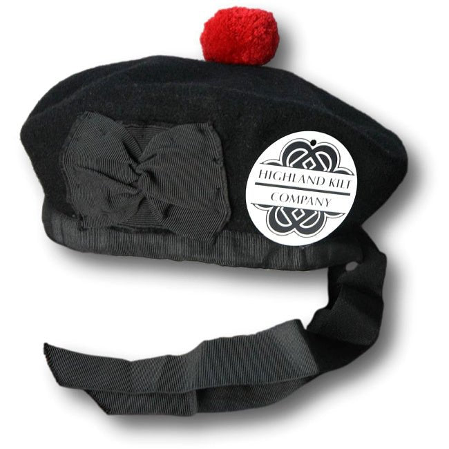 Traditional Balmoral Hat – Plain or Diced Band | Scottish Highland Dress Cap - Highland Kilt Company