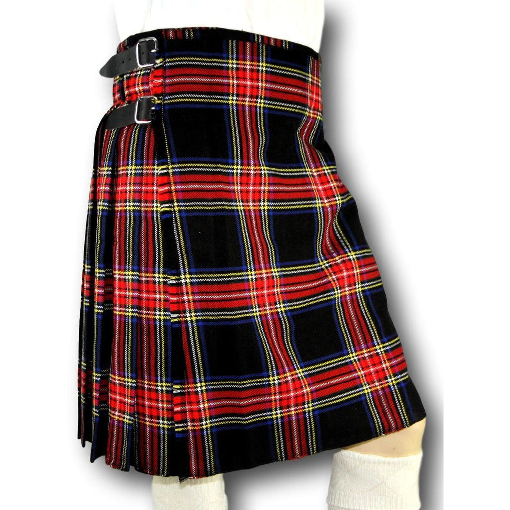 Black Stewart Budget Kilt - Highland Kilt Company