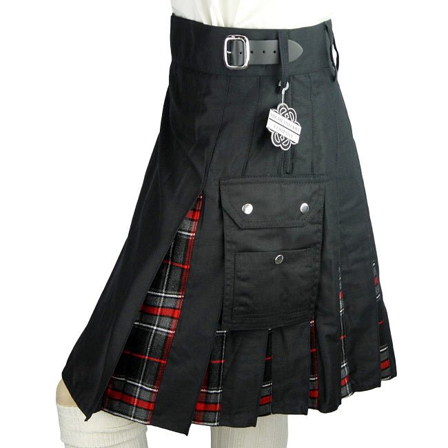 Cargo Kilts - Tartan Combo Utility Kilt: Bruce Spirit - Highland Kilt Company