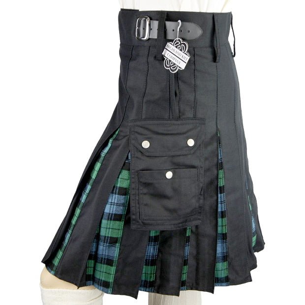Cargo Kilts - Tartan Combo Utility Kilt: Campbell Ancient - Highland Kilt Company