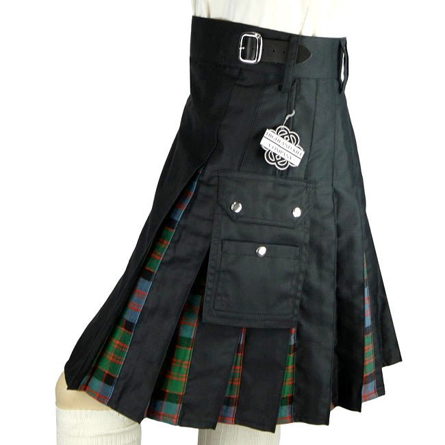 Cargo Kilts - Tartan Combo Utility Kilt: CUSTOM ORDER TARTANS - Highland Kilt Company