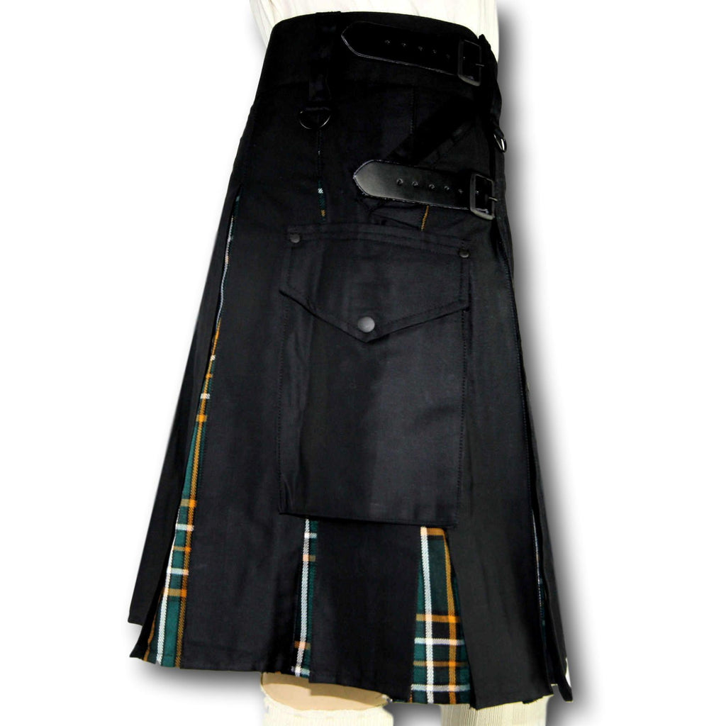 Cargo Tartan Combo Kilt: Irish Heritage - Highland Kilt Company