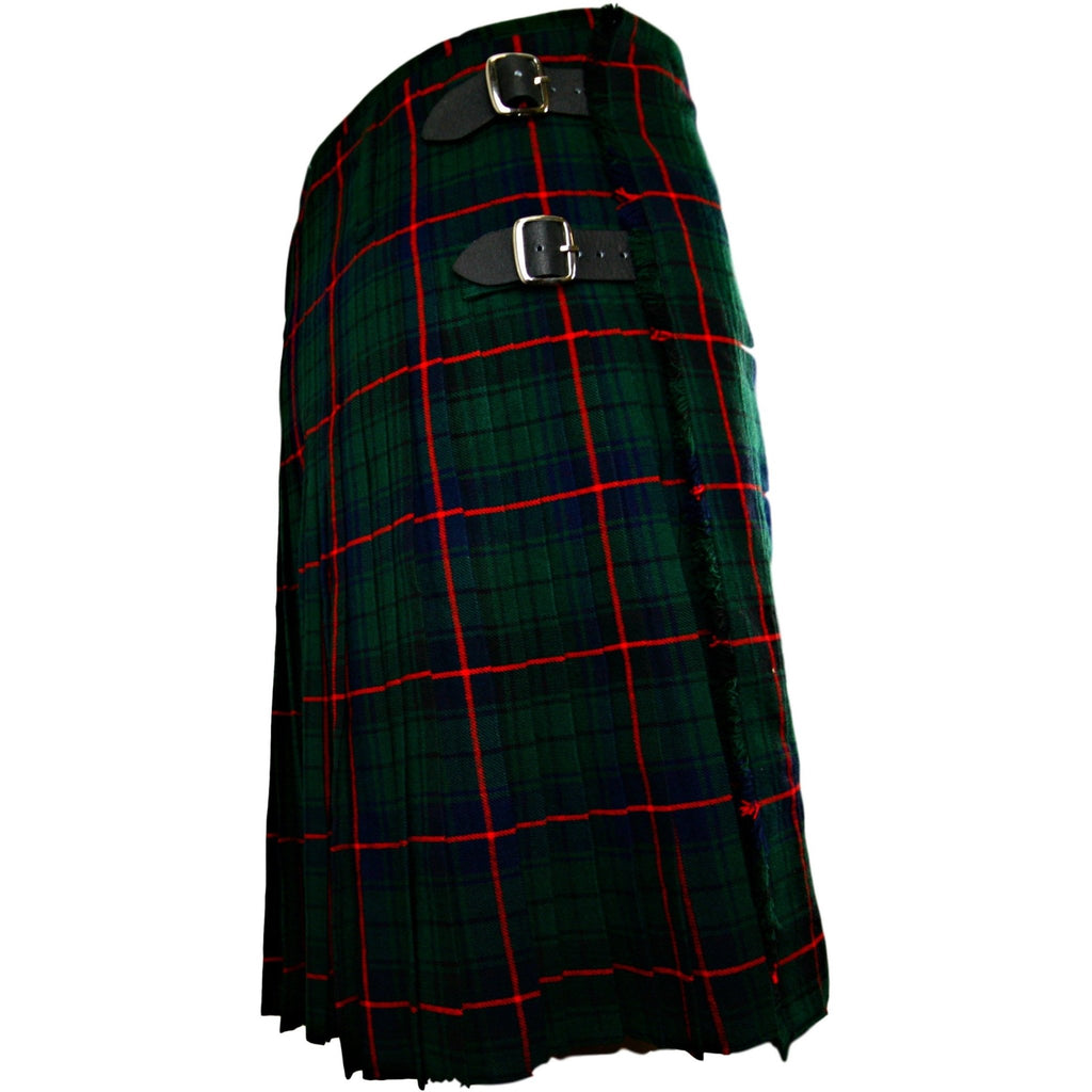 Men's Scottish Kilt in Davidson Modern Tartan Side View