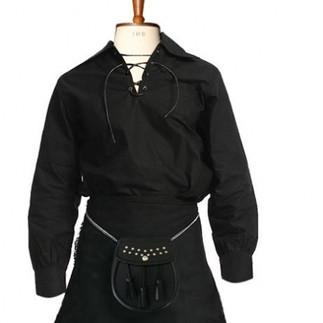 Ghillie Shirt Traditional Scottish Highland Style Jacobite Shirt - Highland Kilt Company