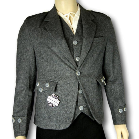 Heavyweight Tweed Jacket Scottish Wear for Kilts - Highland Kilt Company
