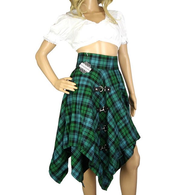 Highland Kilt Pixie Skirt Campbell Ancient Tartan - Highland Kilt Company