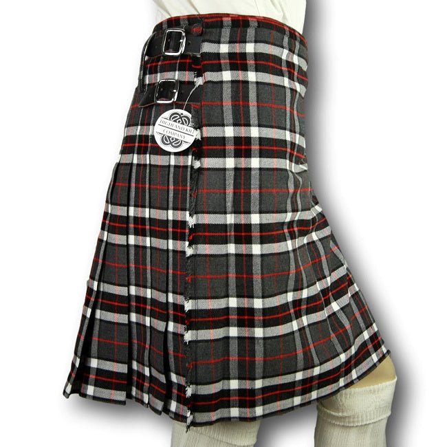 Thompson Grey Premium Tartan Kilt - Highland Kilt Company