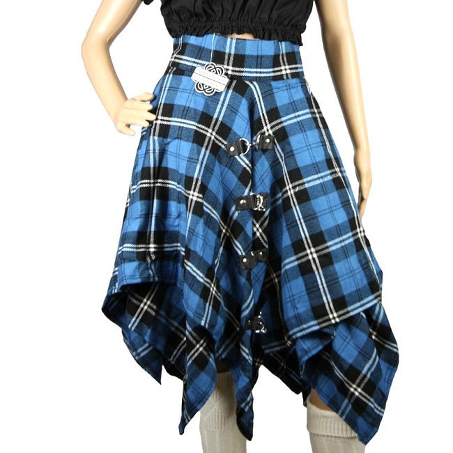 Highland Kilt Pixie skirt Ramsey Blue Tartan - Highland Kilt Company