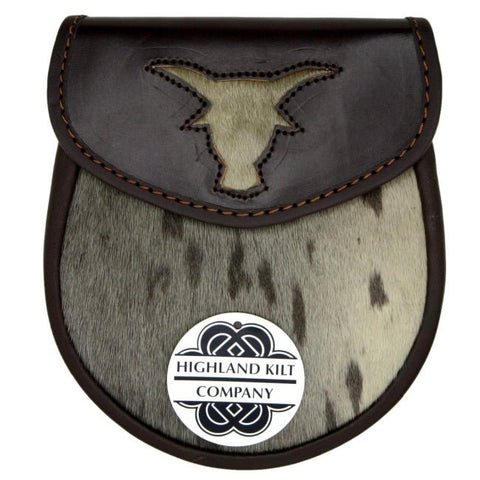 Longhorn Fur Sporran - Highland Kilt Company