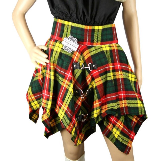 Mini Tartan Pixie Skirt, Buchanan Modern Tartan, Original by Highland Kilt Company - Highland Kilt Company