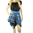 Mini Tartan Pixie Skirt, Ramsey Blue Tartan, Original by Highland Kilt Company - Highland Kilt Company