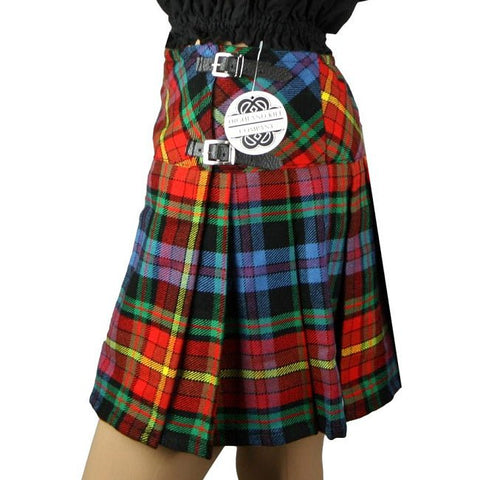 Women's Billie Kilt, Mini Skirt, PRIDE Tartan - Highland Kilt Company