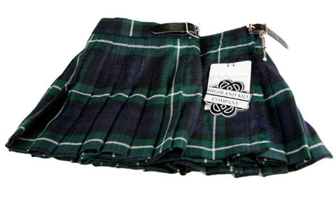 Wool Mini Kilted Skirt - Lamont - Highland Kilt Company