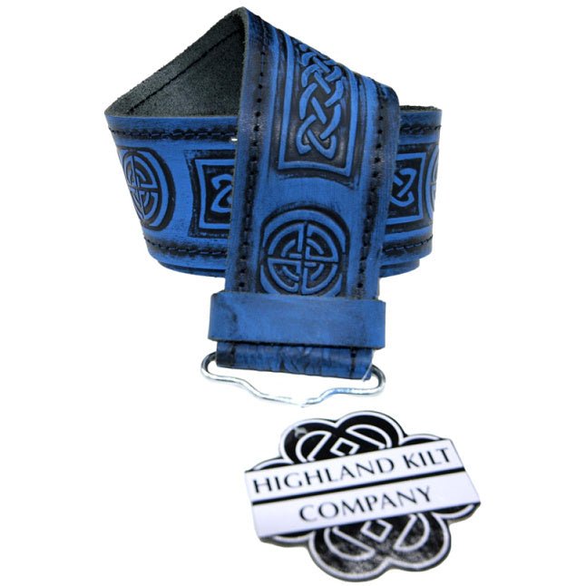 Blue Wash Kilt Belts - Highland Kilt Company