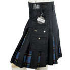 Cargo Kilts - Tartan Combo Utility Kilt: Air Force - Highland Kilt Company