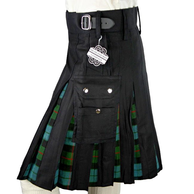 Cargo Kilts - Tartan Combo Utility Kilt: Gunn Ancient - Highland Kilt Company