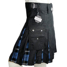 Cargo Kilts - Tartan Combo Utility Kilt: Ramsay Blue Ancient - Highland Kilt Company