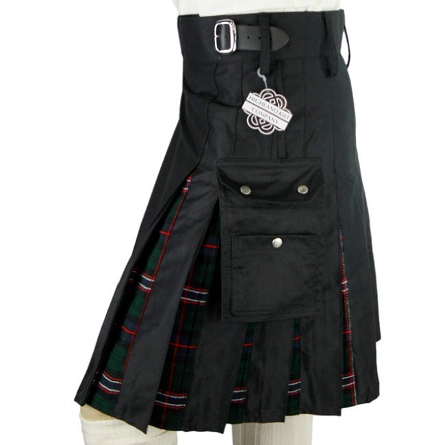 Cargo Kilts - Tartan Combo Utility Kilt: Scotland National Tartan - Highland Kilt Company