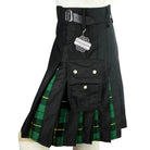 Cargo Kilts - Tartan Combo Utility Kilt: Wallace Hunting - Highland Kilt Company