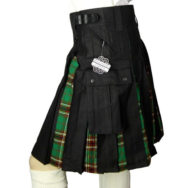 Cargo Tartan Combo Kilt: Irish Tara - Highland Kilt Company