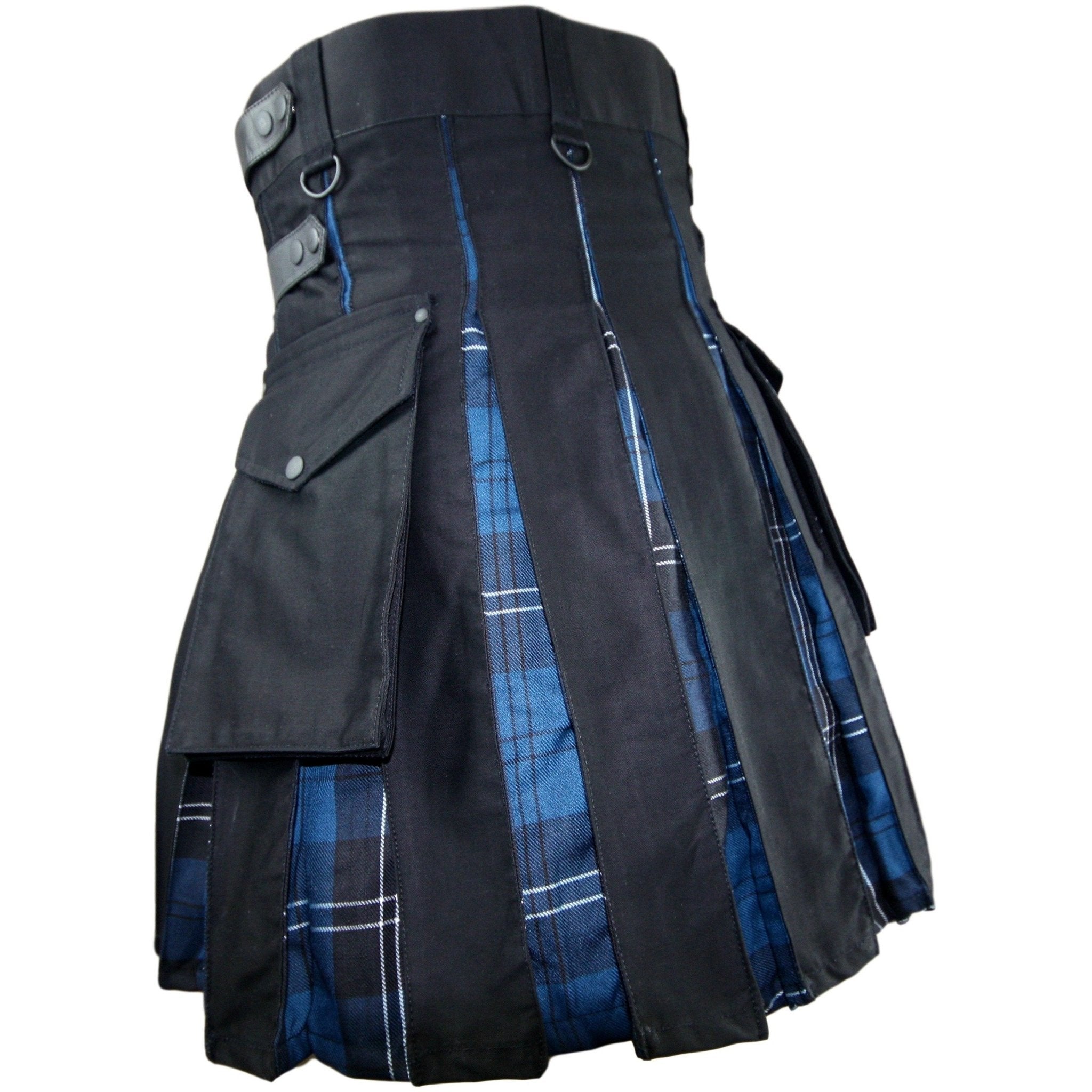 Cargo Tartan Combo Kilt: Ramsay Blue - Highland Kilt Company