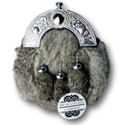 Grey Fur Sporran - Highland Kilt Company