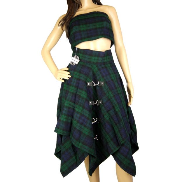 Highland Kilt Pixie Skirt Black Watch Tartan - Highland Kilt Company