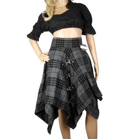 Highland Kilt Pixie Skirt Grey Watch Tartan - Highland Kilt Company