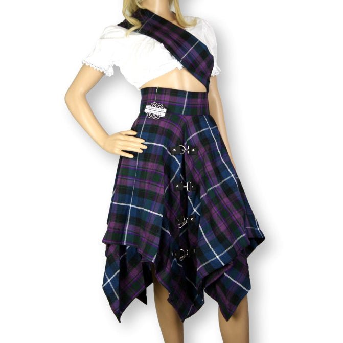 Highland Kilt Pixie Skirt Pride of Scotland Tartan - Highland Kilt Company