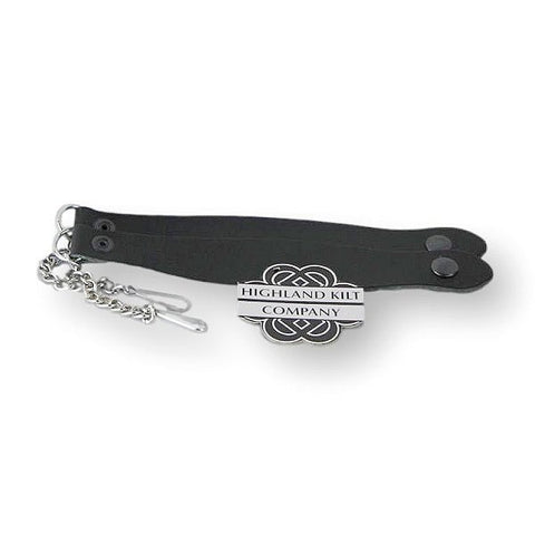 Scottish Black Day Leather Kilt Sporran | 3 Tassels Scottish Black Day Leather Kilt Sporran | 3 Tassels
