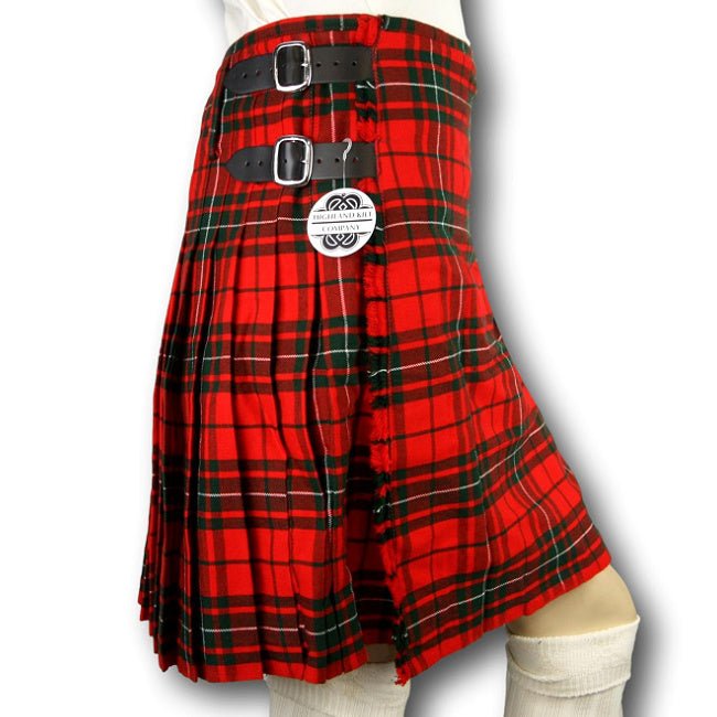 MacAuley Red Modern Kilt - Highland Kilt Company