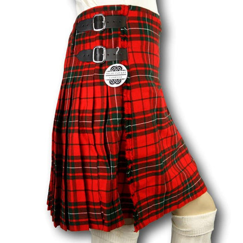 MacAuley Red Modern Kilt - Highland Kilt Company