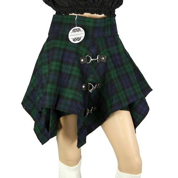 Mini Tartan Pixie Skirt, Black Watch Tartan, Original by Highland Kilt Company - Highland Kilt Company