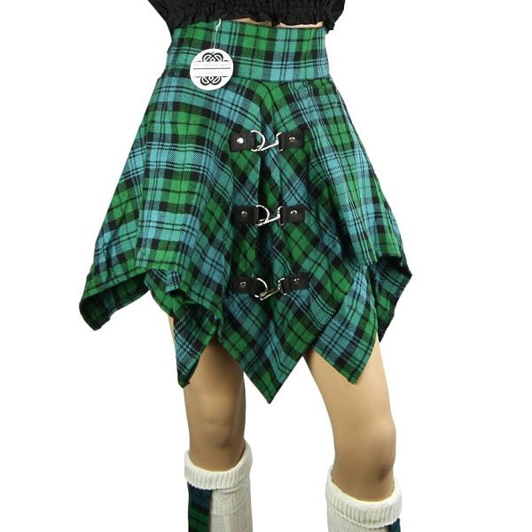 Mini Tartan Pixie Skirt, Campbell Ancient Tartan, Original by Highland Kilt Company - Highland Kilt Company