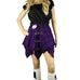 Mini Tartan Pixie Skirt, Purple Checkered Tartan, Original by Highland Kilt Company - Highland Kilt Company
