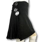Solid Black Kilt Premium 16 Ounce Weight - Highland Kilt Company