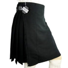 Solid Black Kilt Quality Style by Highland Kilt Company - Highland Kilt Company
