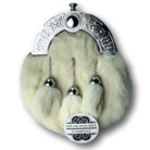 White Fur Sporran - Highland Kilt Company