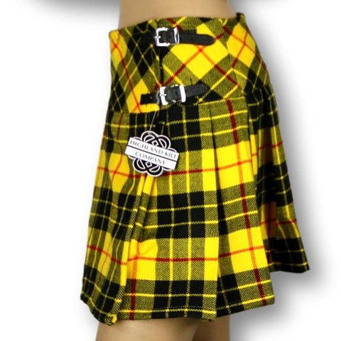 Women's Billie Kilt, Mini Skirt, MacLeod of Lewis Tartan - Highland Kilt Company